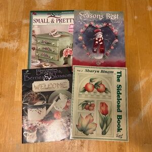 4 Decorative Painting Pattern Books